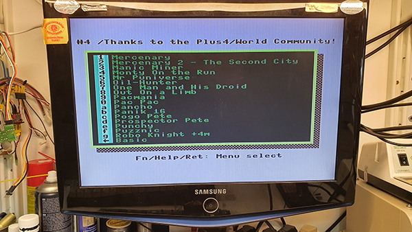 Commodore 16, 116, Plus 4 (264-es) 2MB Cartridge Szabó Csaba gyártása