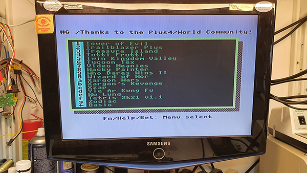 Commodore 16, 116, Plus 4 (264-es) 2MB Cartridge Szabó Csaba gyártása