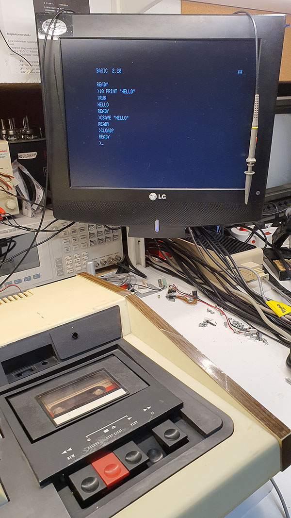 Commodore Szerviz és Restaurátor | HT 1080Z harmadik változat, írt BASIC program visszatöltése
